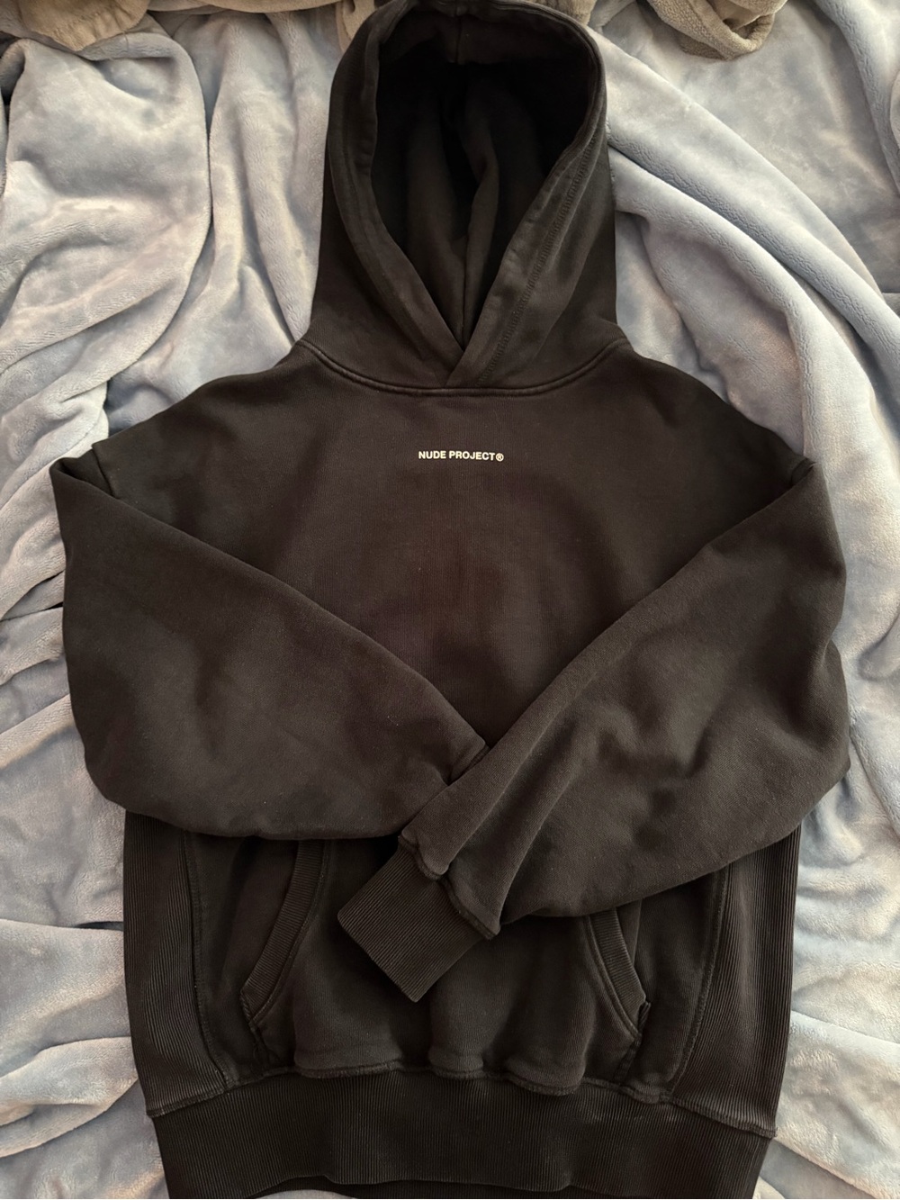 NUDE PROJECT® Black Logo Hoodie